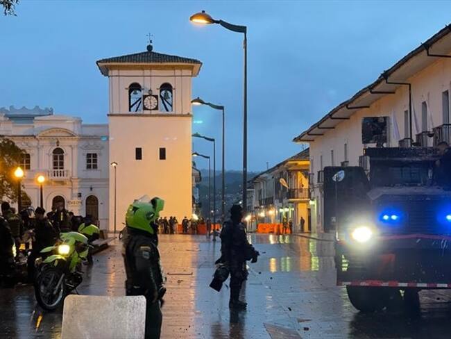 El fallo se produjo en medio de la crisis por los enfrentamientos entre manifestantes y la Fuerza Pública en la ciudad . Foto: W Radio