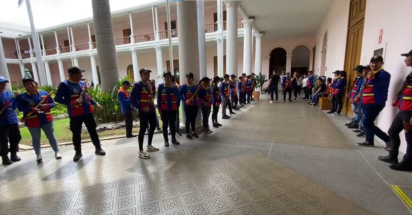 Guardia campesina del Catatumbo se concentra en la Cúpula Chata.