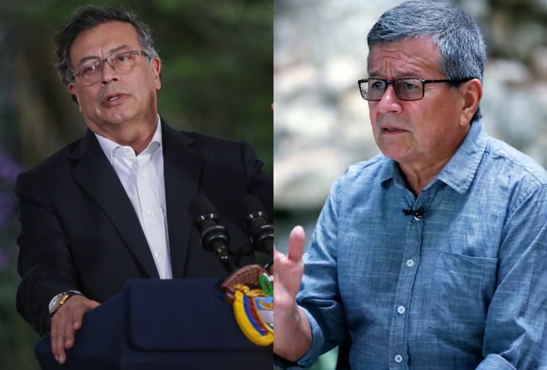 Petro y Pablo Beltrán en negociaciones con el ELN // Foto: Colprensa