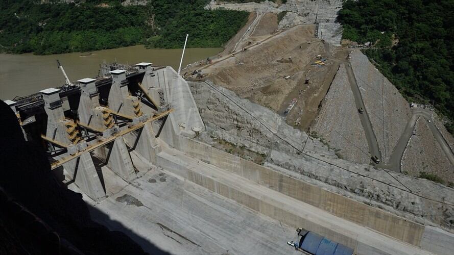 El cierre de casa de máquinas de Hidroituango comenzará este miércoles. Foto: Colprensa