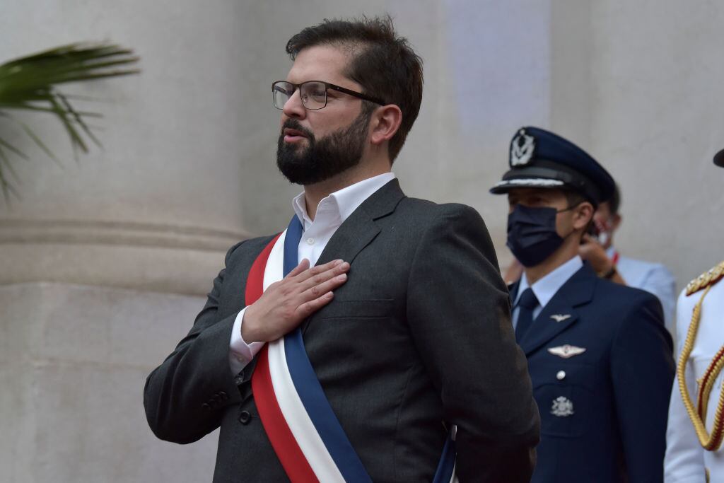 Presidente de Chile, Gabriel Boric. (Photo by Claudio Santana/Getty Images)