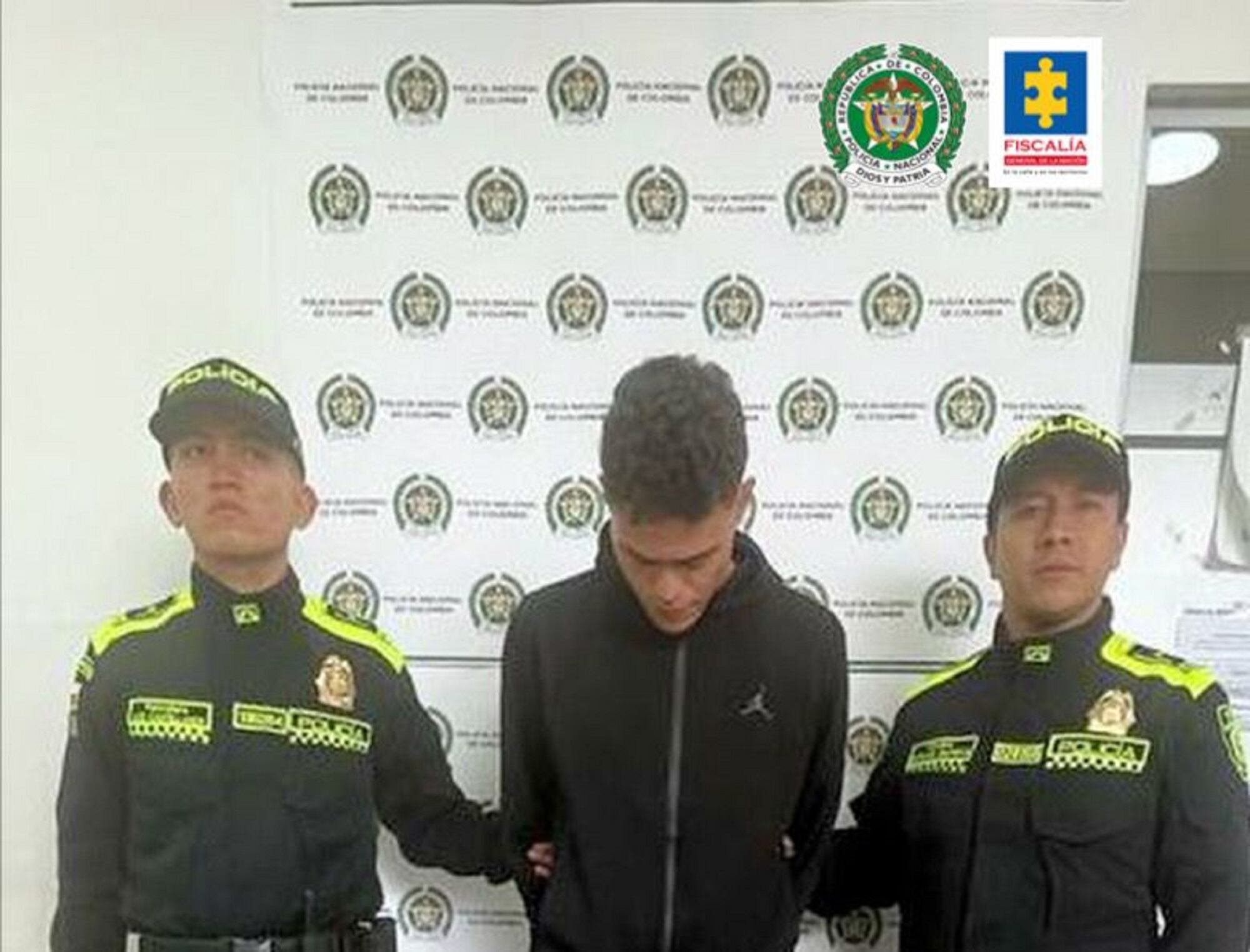 A la cárcel fletero que habría participado del robo de 176 millones de pesos en Bogotá. Foto: Fiscalía.