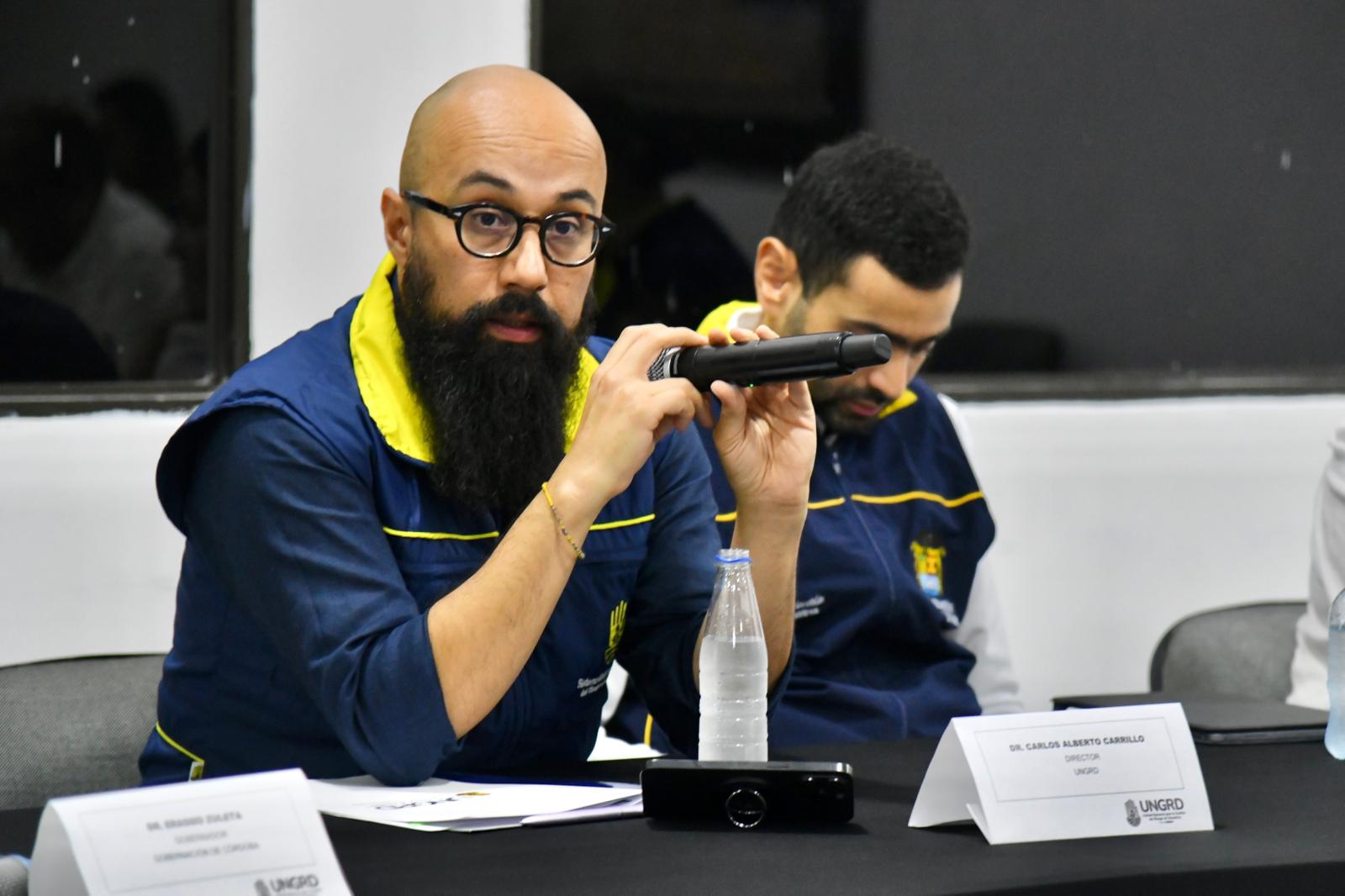 Carlos Carrillo, director de la UNGRD. Foto: prensa UNGRD.