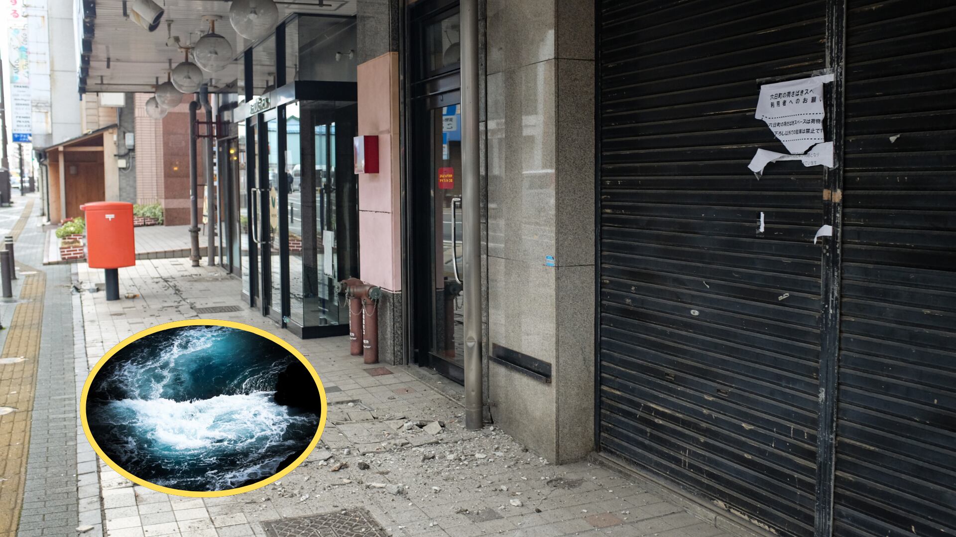 Estragos del sismo en Japón. Foto: Yusuke Harada/NurPhoto via Getty ImagesTsunami. Foto: Getty Images.