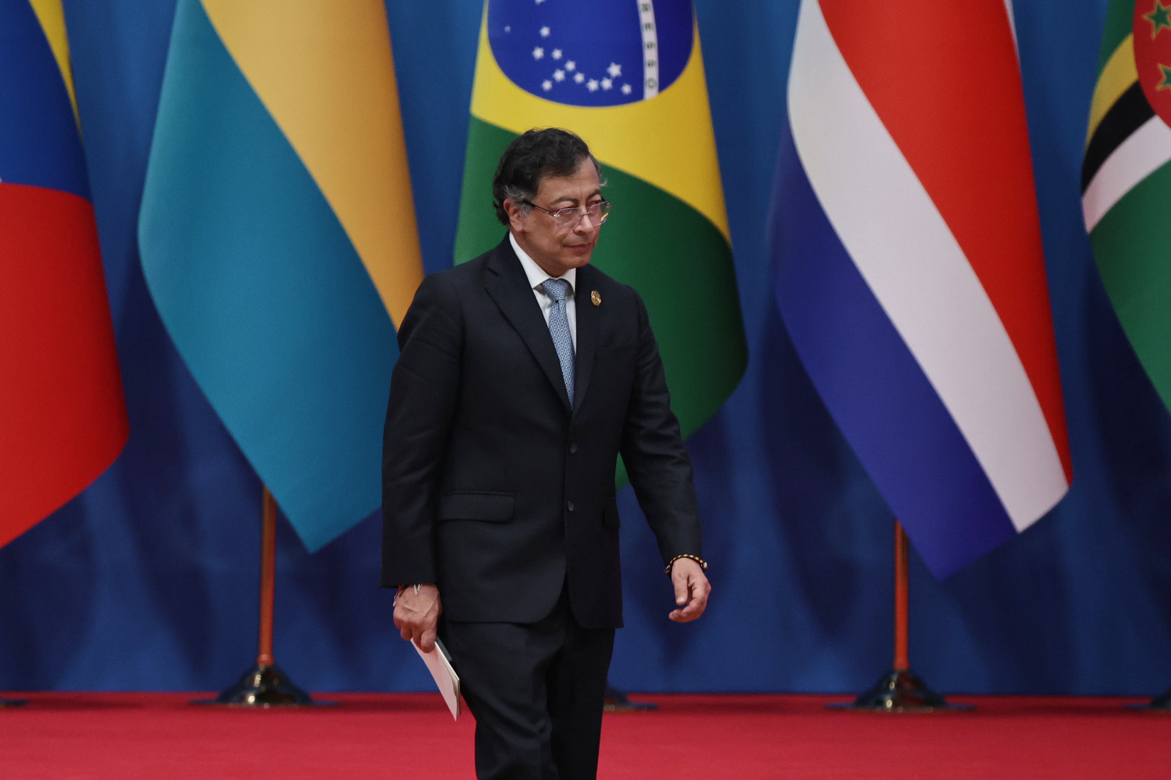 Colombia celebra "histórico" acuerdo con China para integrar la Franja y la Ruta. EFE/EPA/ANDRES MARTINEZ CASARES