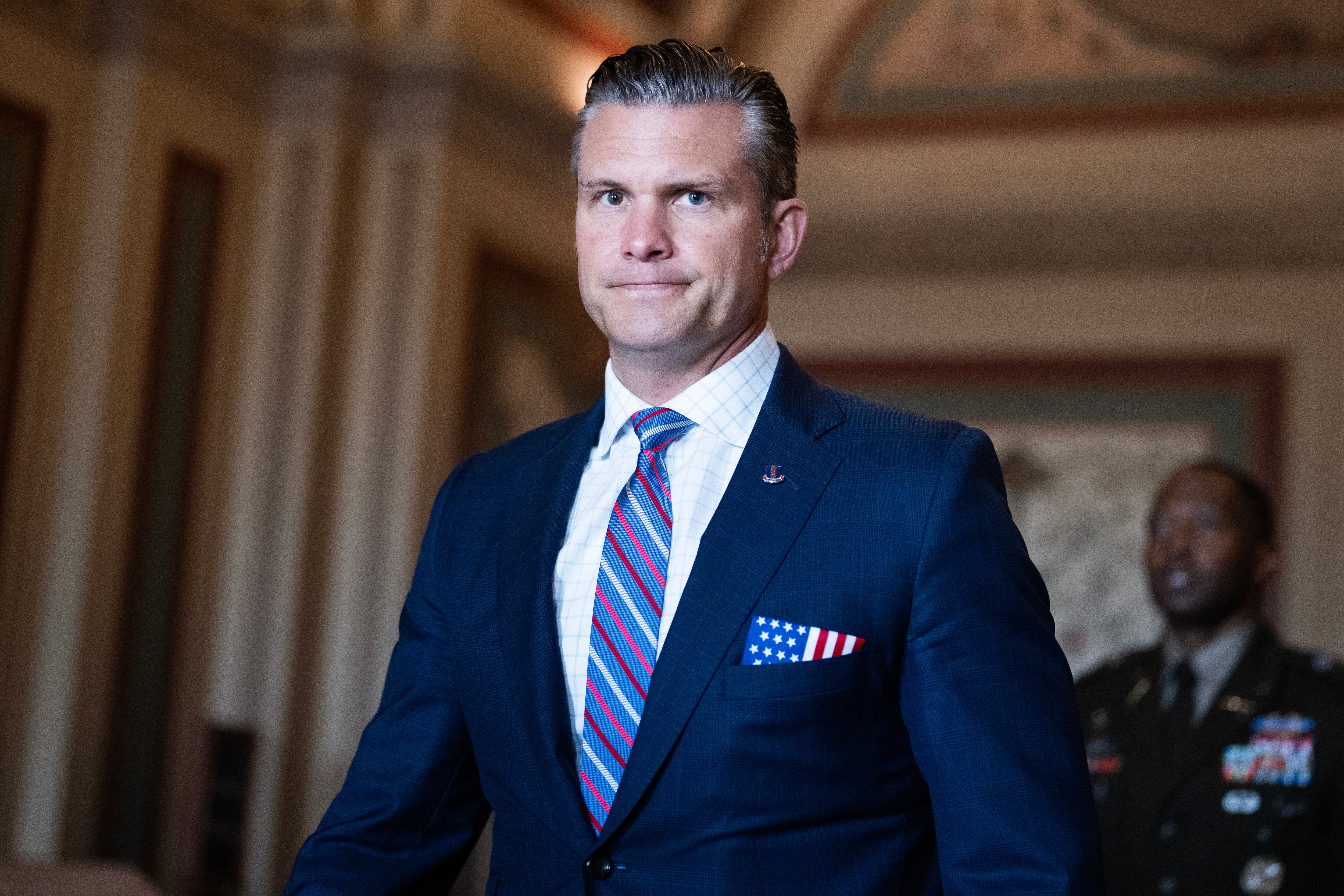 El secretario de Guerra, Pete Hegseth, el 5 de noviembre de 2025. FOTO: Tom Williams/Getty Images