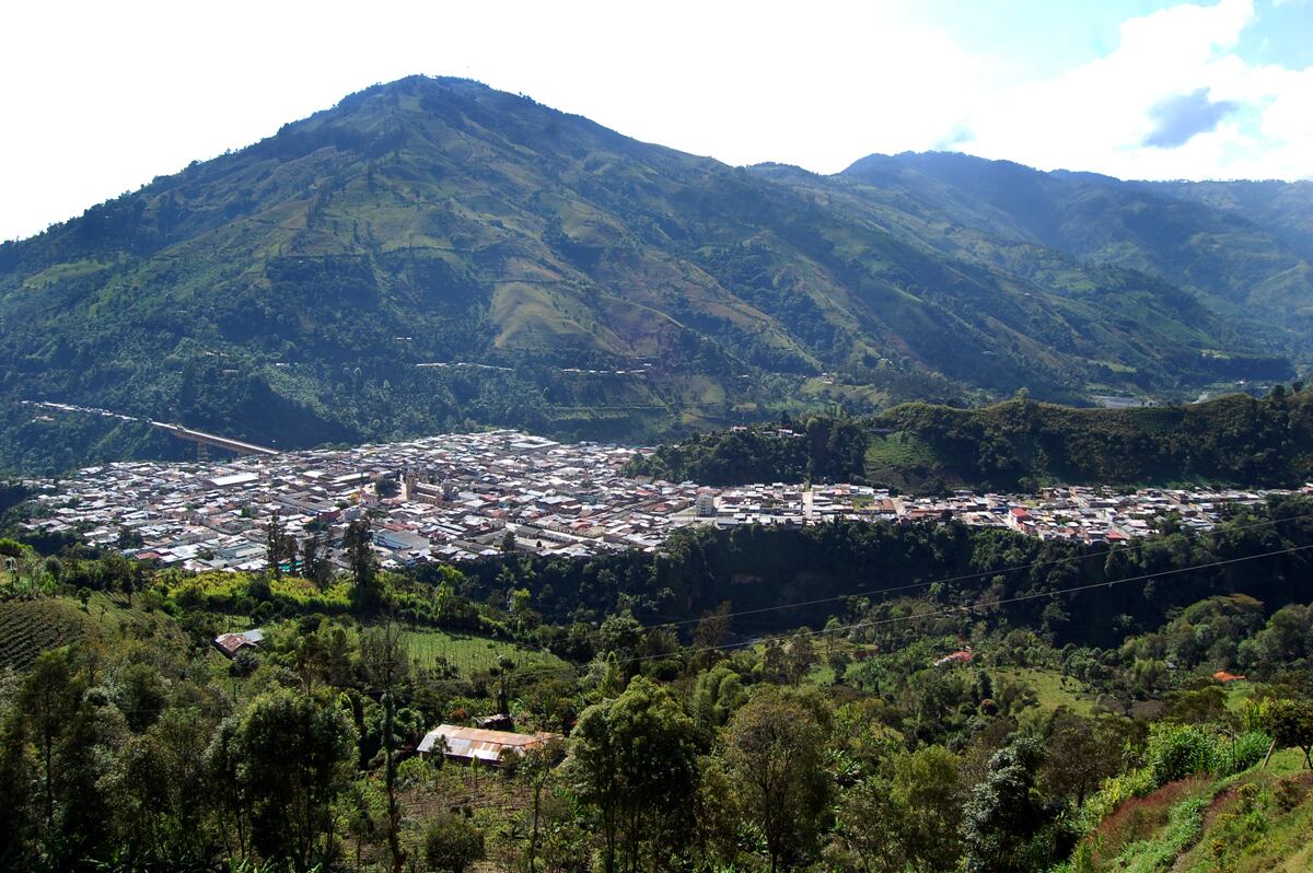 Volcán cerro Machín.