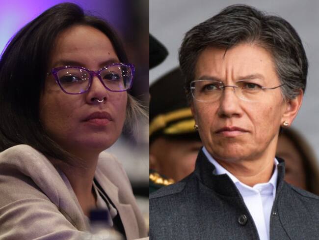 Jennifer Pedraza y Claudia López. Fotos: Colprensa.