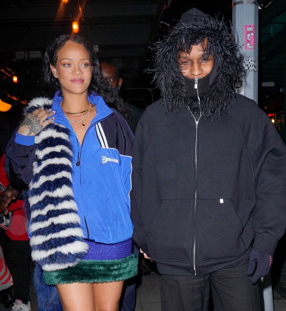 Rihanna y A$AP Rocky esperan su primer hijo. Foto: Getty Images