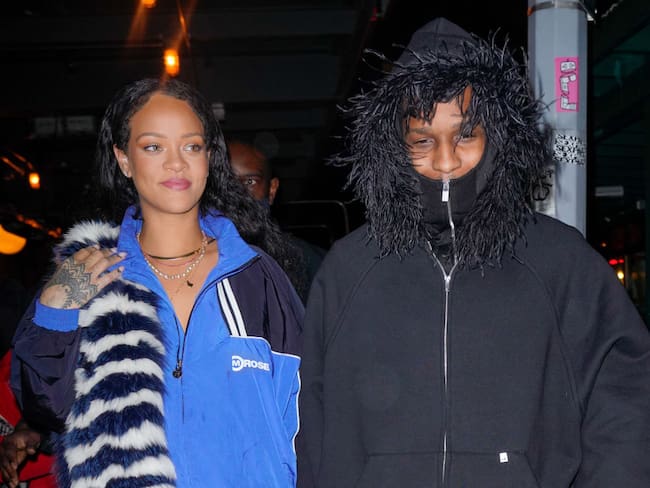 Rihanna y A$AP Rocky esperan su primer hijo. Foto: Getty Images