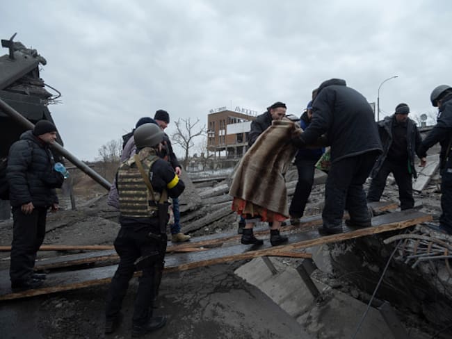 Ucrania acusó a Rusia de romper un acuerdo para la evacuación de civiles este martes. Foto: Getty