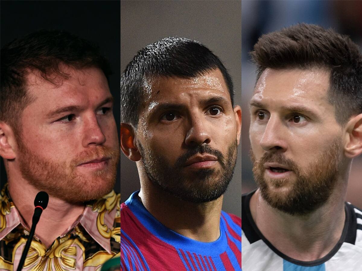 Sigue la novela: Agüero respondió con fuerza a Canelo Álvarez por amenazas a Messi