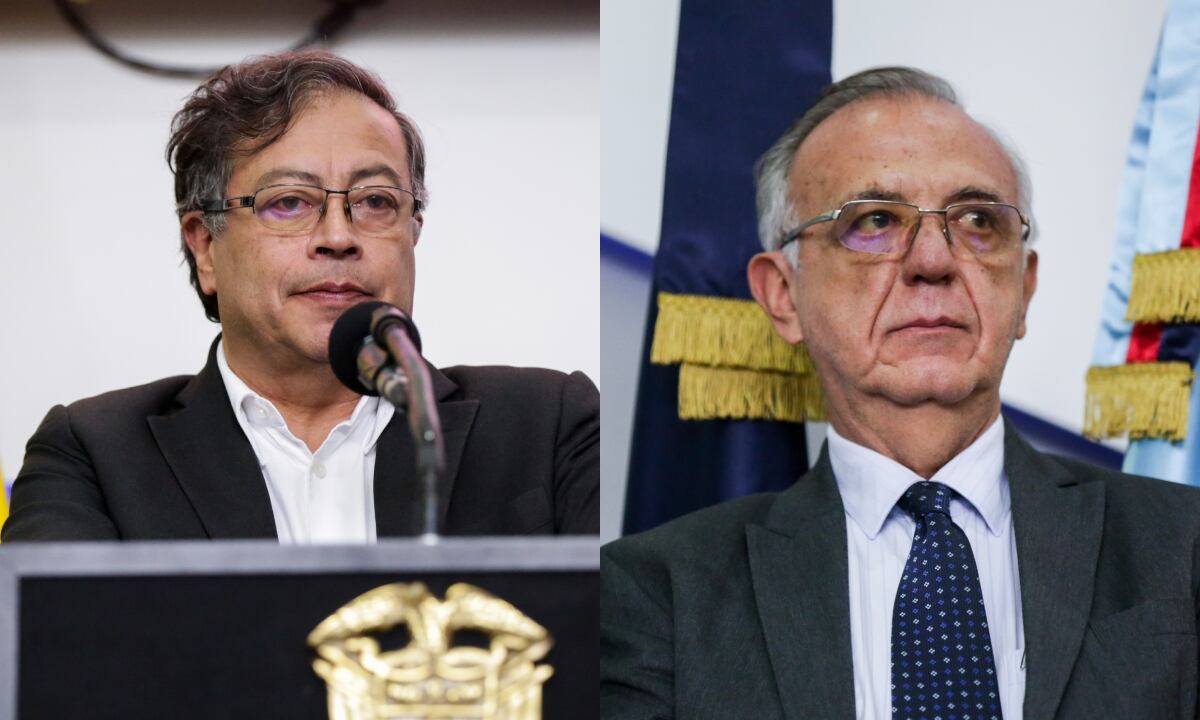 Gustavo Petro, Iván Velásquez. Fotos: Colprensa