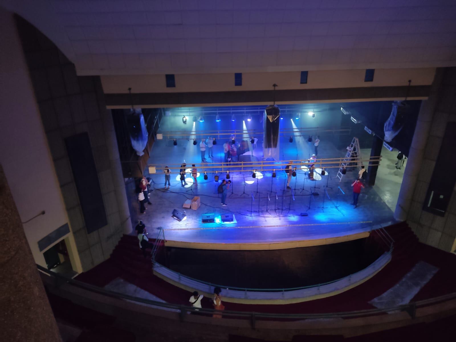 Vista del Teatro Municipal de Sincelejo, obra que lleva inconclusa por tres años. Foto: Sigue La W.