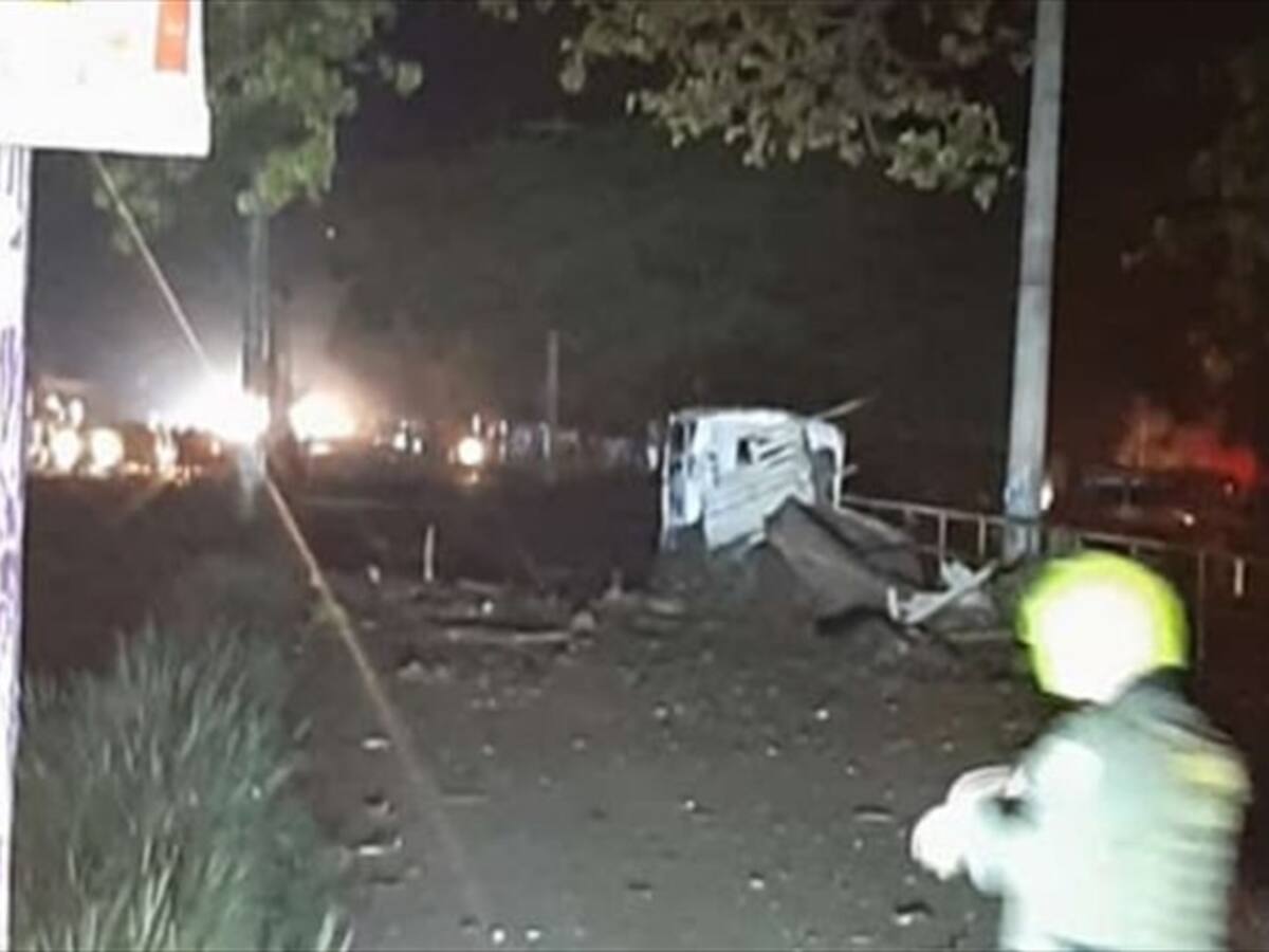 Atentado terrorista contra la Estación de Policía de Santander de Quilichao