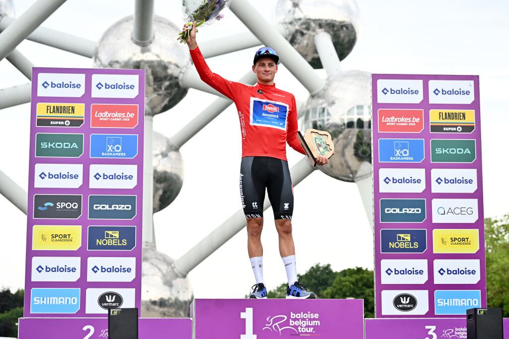 Van der Poel, campeón de la Vuelta a Bélgica 2023. Foto: Mark Van Hecke/Getty Images.