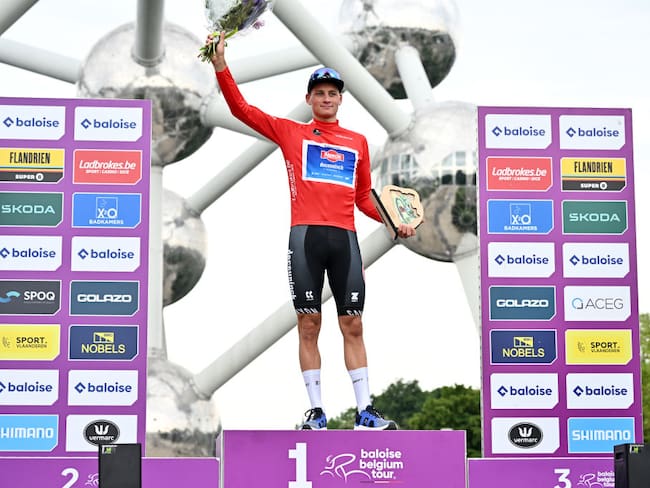 Van der Poel, campeón de la Vuelta a Bélgica 2023. Foto: Mark Van Hecke/Getty Images.