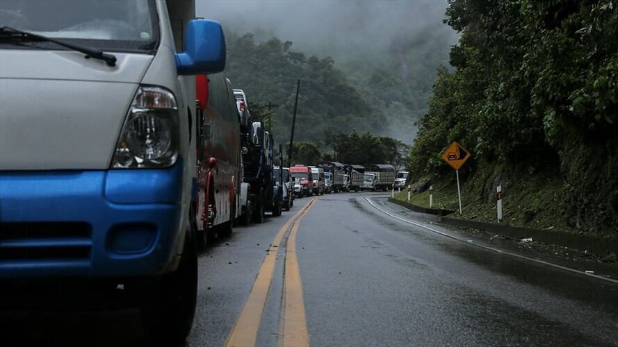 Nuevo cierre total nocturno en la vía Bogotá – Villavicencio. Foto: Colprensa