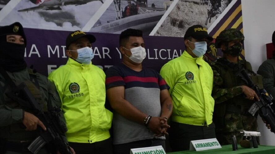 Capturado alias “Winnie Pooh” presunto responsable de atentar contra Policía en Catatumbo. Foto: Cortesía