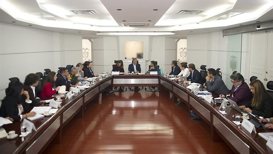 Duque anunció inversiones por más de 30 billones de pesos para grandes proyectos de infraestructura. Foto: Presidencia