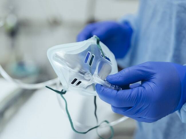 Fundación Cardiovascular de Colombia piden ser suplidos de oxígeno en Floridablanca. Foto: Getty Images