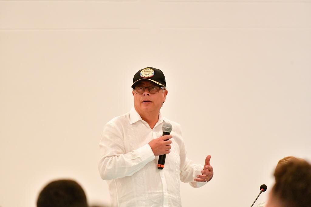 Gustavo Petro desde San Andrés. Mayo 27 de 2023. Foto: Presidencia.