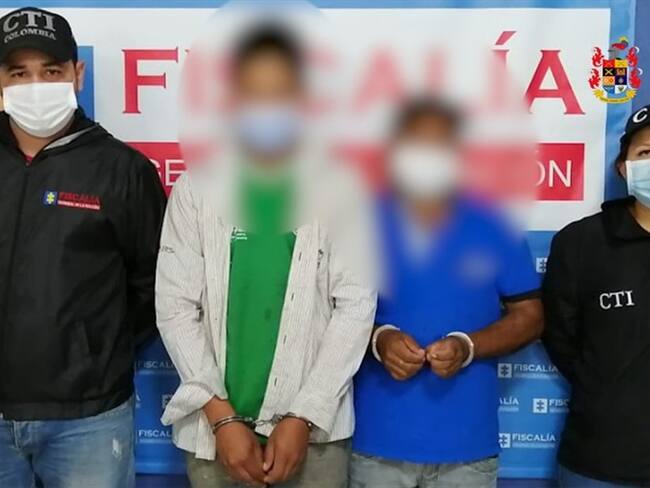 Señalados de abusar sexualmente a una niña de 10 años. Foto: Cortesía Fiscalía General de la Nación