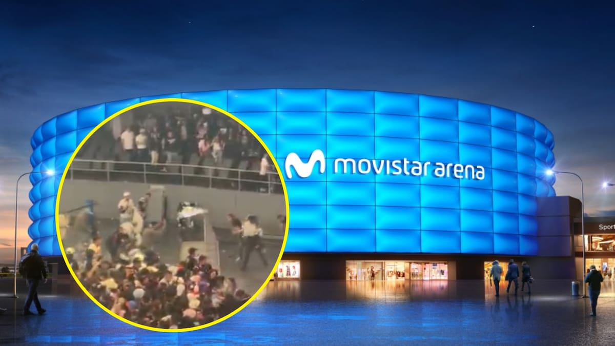 Batalla campal en el Movistar Arena: concierto de Damas Gratis terminó en disturbios