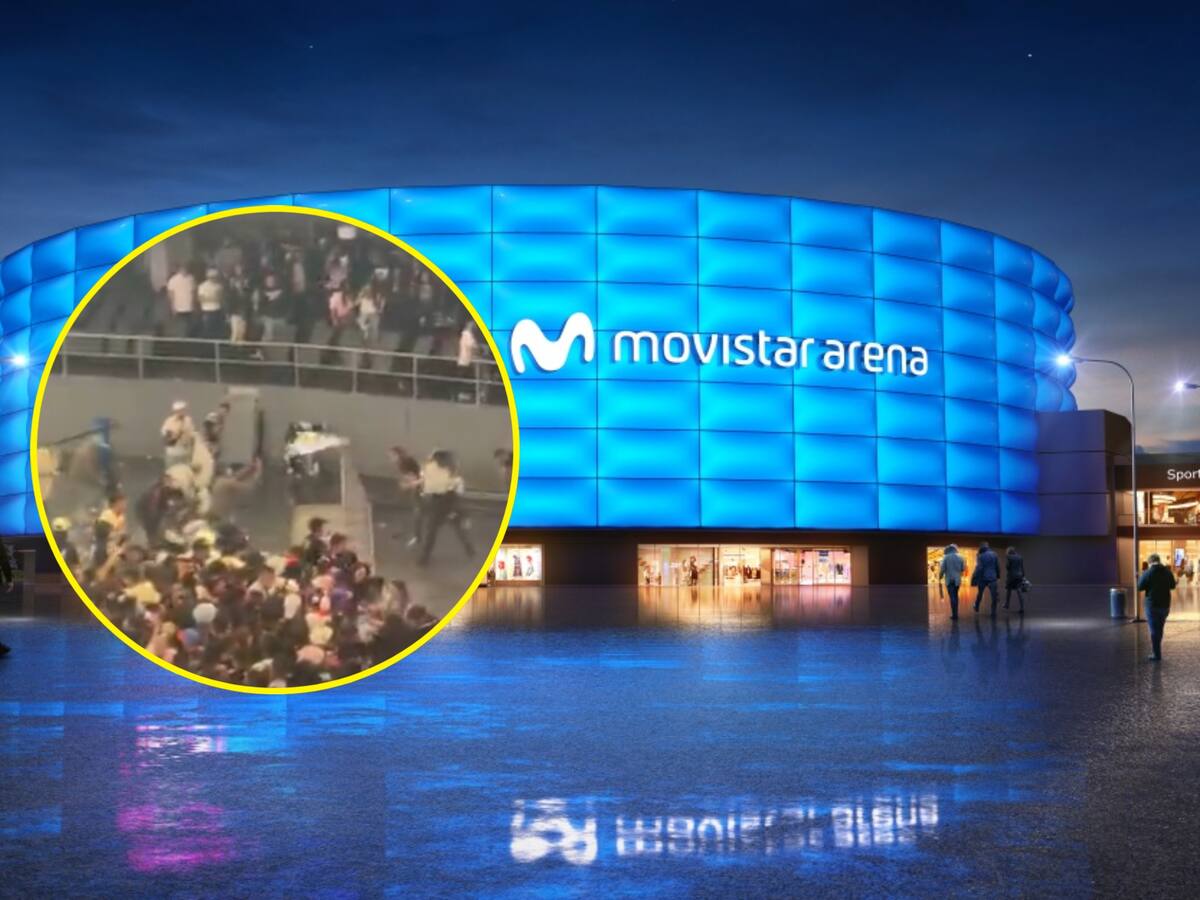 Batalla campal en el Movistar Arena: concierto de Damas Gratis terminó en disturbios