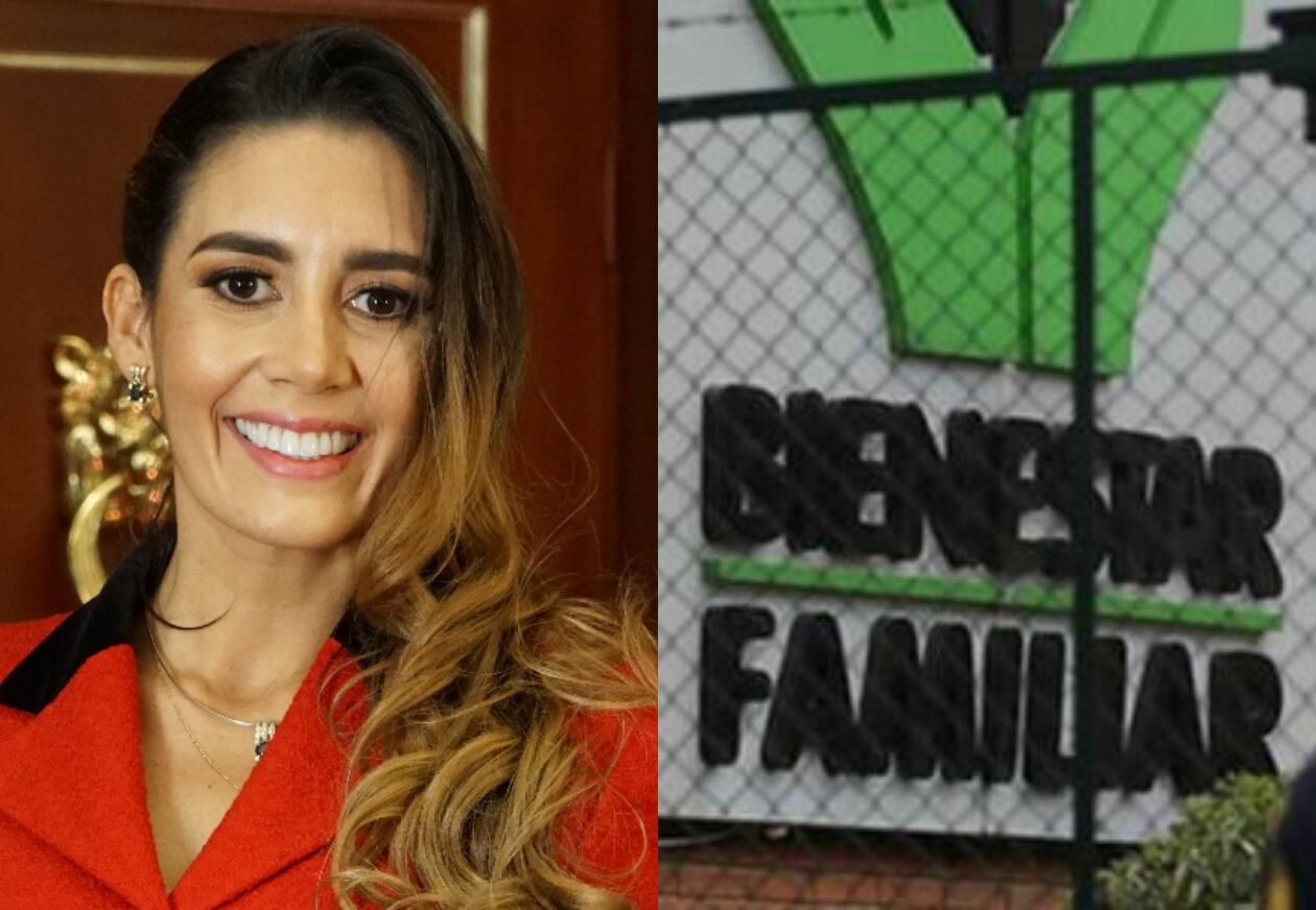 Érika Sánchez y contratistas del ICBF. Foto: Colprensa y Cámara de Representantes.