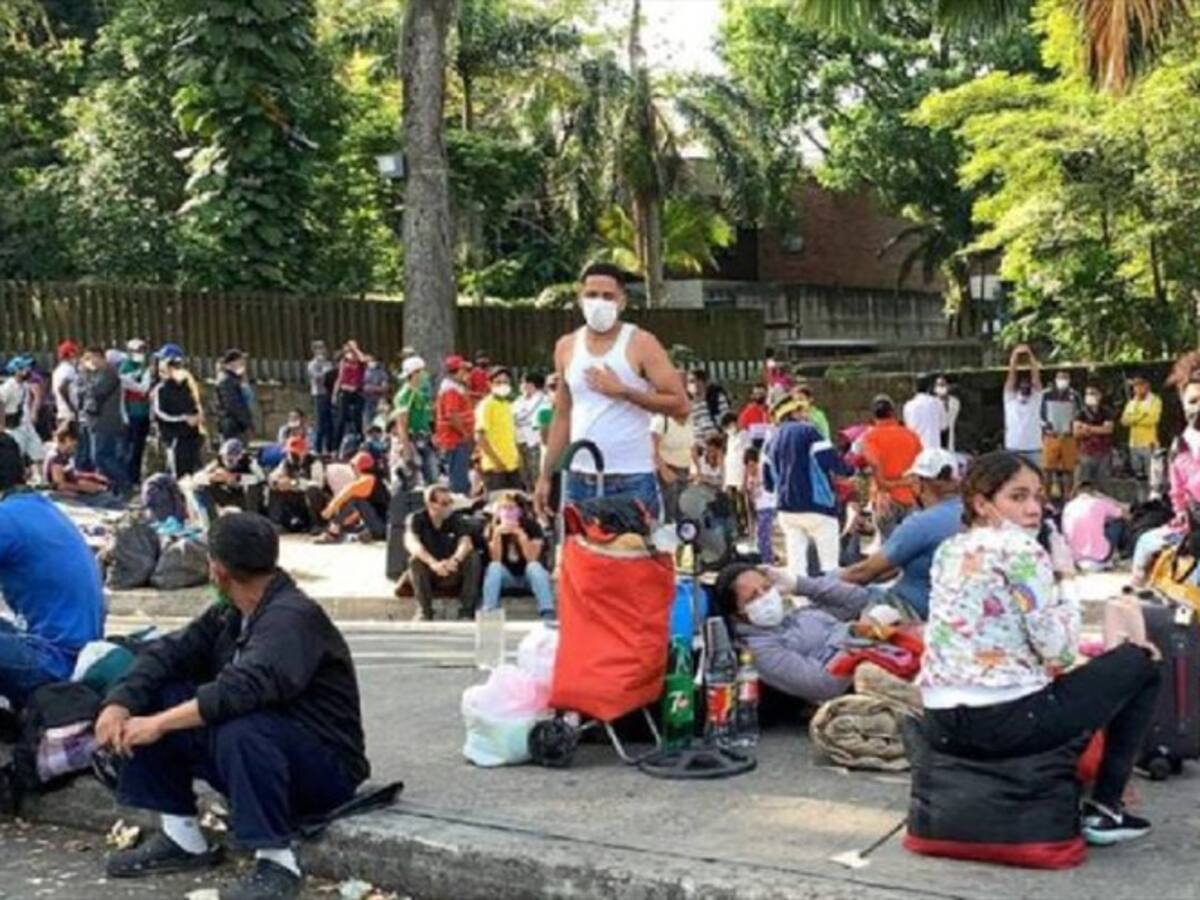 Continúa el drama de los venezolanos que llegan a Bucaramanga