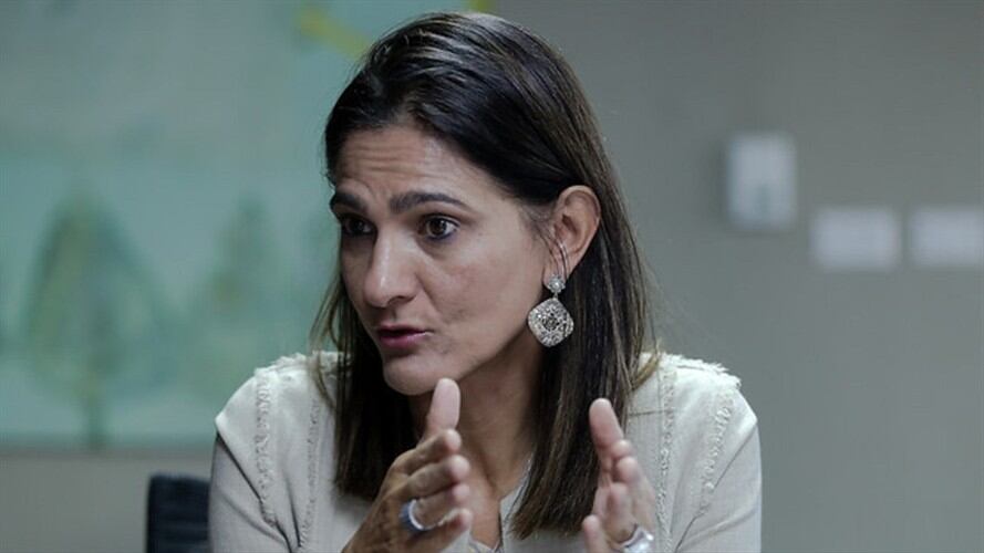 La ministra de Transporte, Ángela María Orozco. Foto: Colprensa