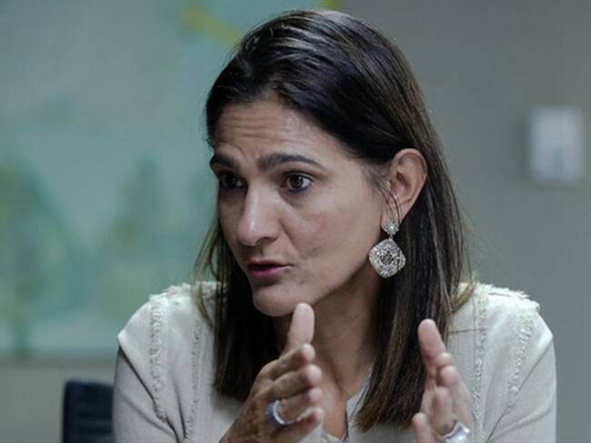 La ministra de Transporte, Ángela María Orozco. Foto: Colprensa