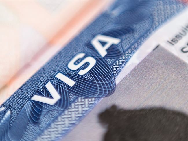 Imagen de referencia de visa. Foto: Getty Images / Alexander W Helin