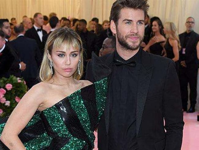 Miley Cyrus y Liam Hemsworth. Foto: Reuters