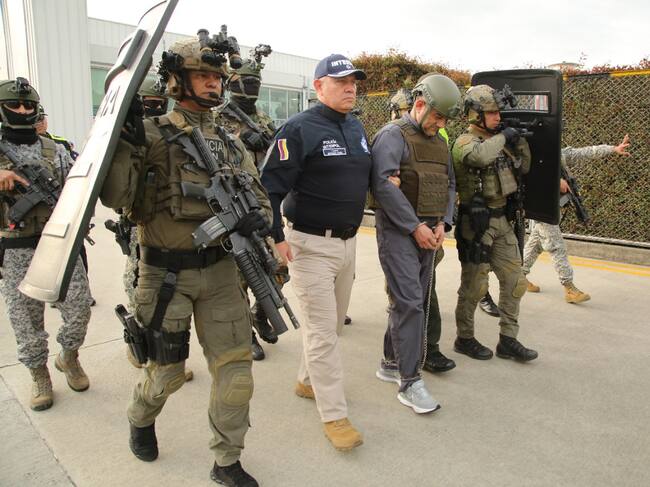 Extradición de alias 'Otoniel'. Foto: Cortesía Policía Nacional