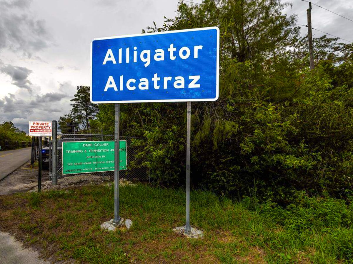 Florida planea el cierre de ‘Alligator Alcatraz’ por altos costos, según el New York Times