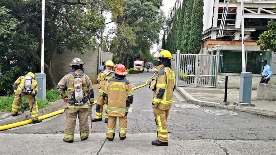 Búnker de la Fiscalía en Medellín . Foto: Cortesía Dagrd Medellín