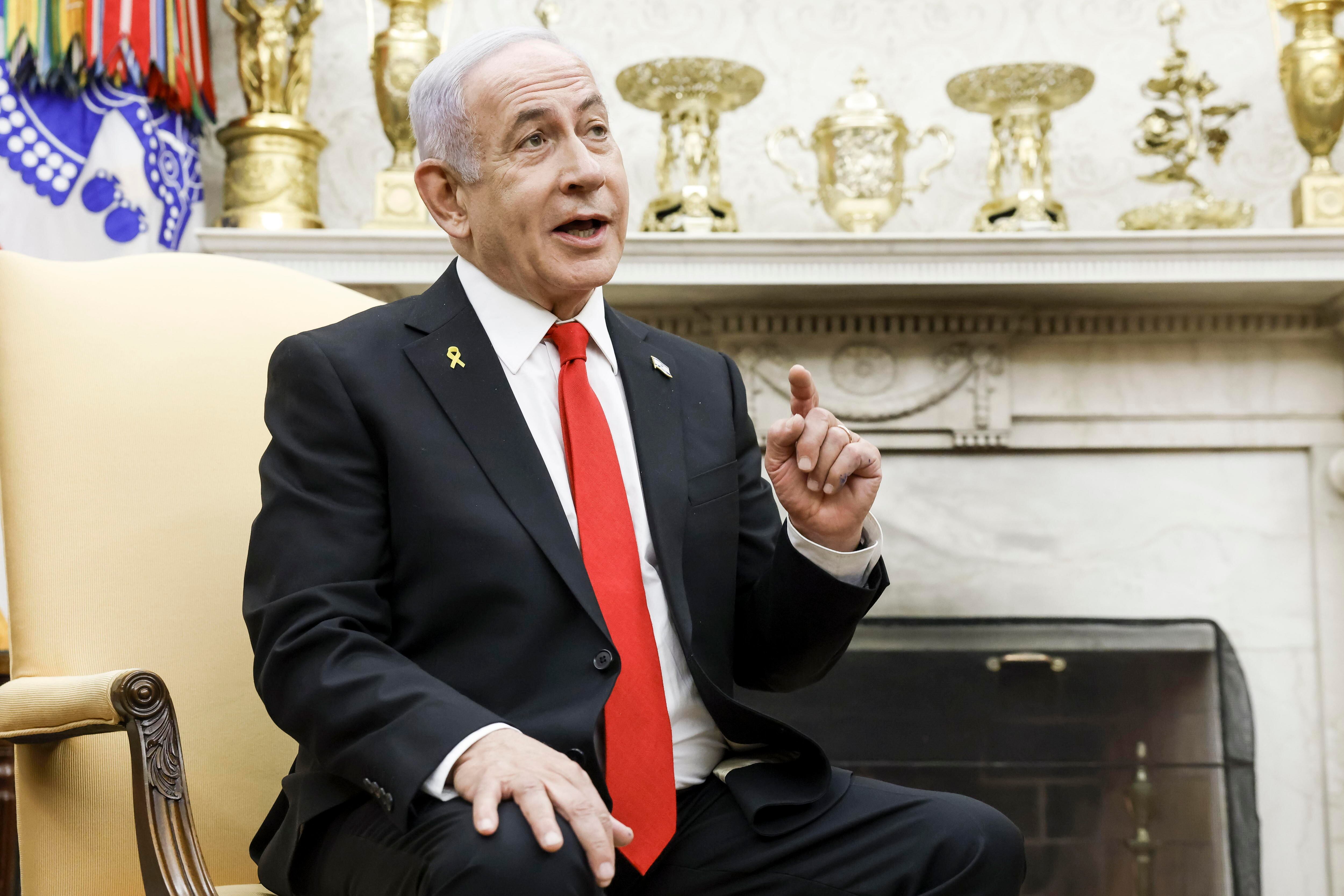 Benjamin Netanyahu FOTO:  EFE/EPA/SHAWN THEW / POOL