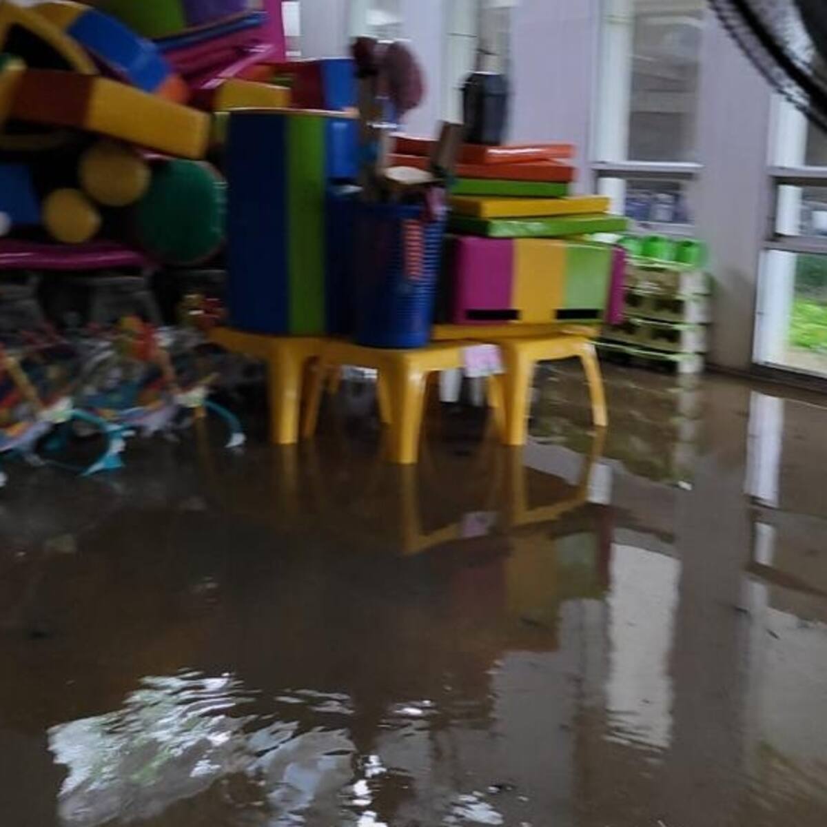 Emergencia en la Fundación Juanfe de Cartagena por graves inundaciones