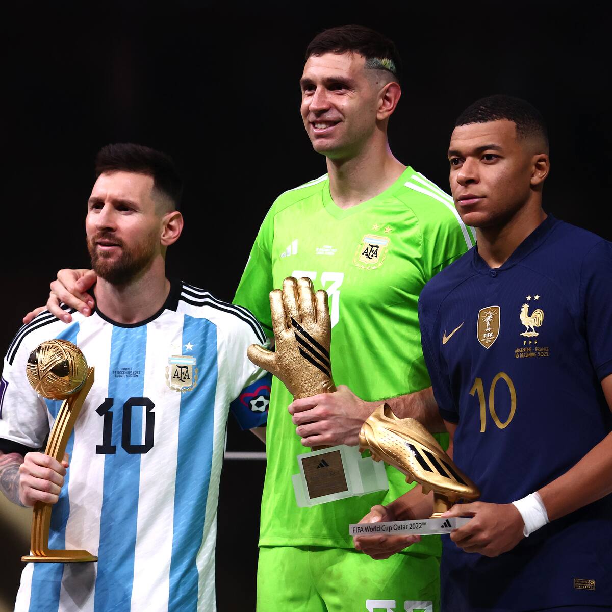 Kylian Mbappé habló del título de Lionel Messi y los gestos del Dibu Martínez