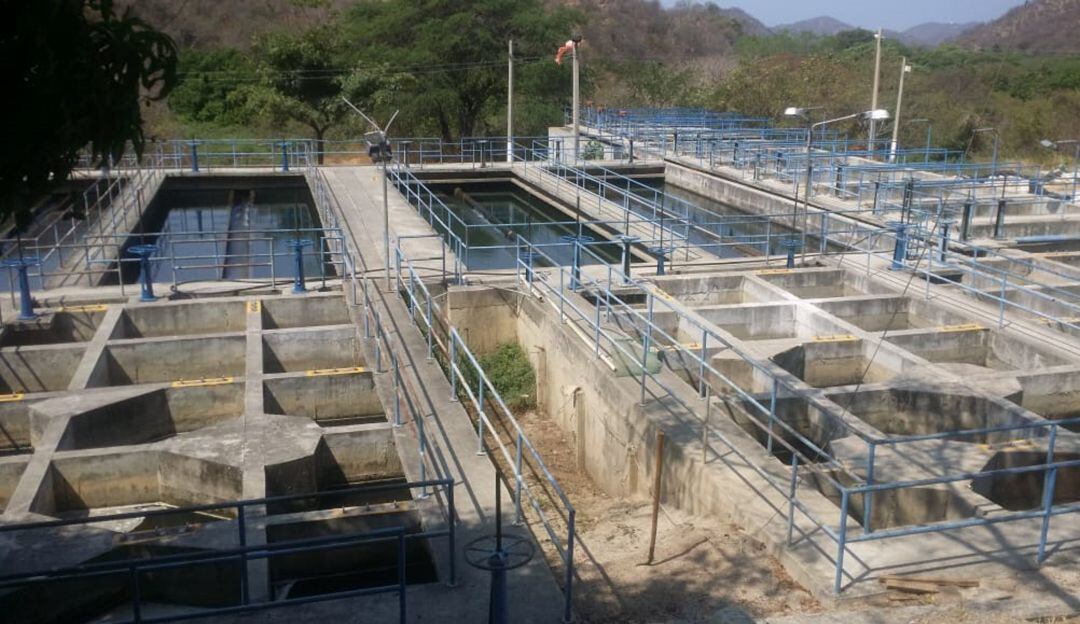 Planta de Tratamiento de Agua Potable de El Roble perteneciente al acueducto de Santa Marta. 