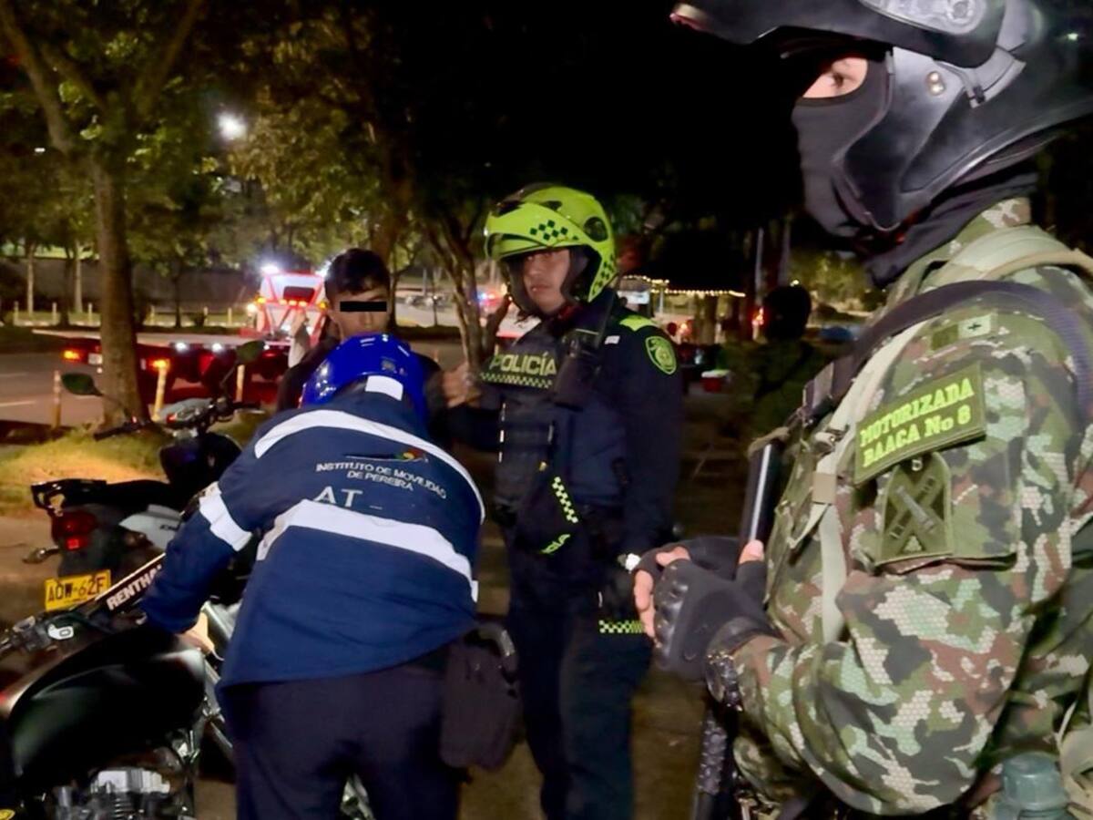Llega el primer refuerzo policial a Pereira para contrarrestar el aumento de los homicidios