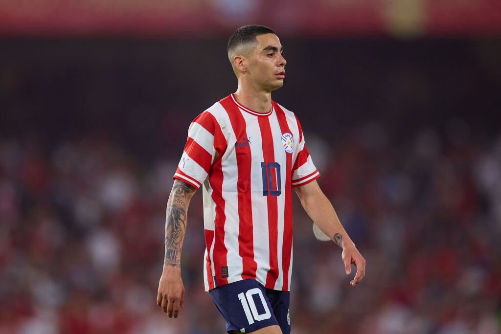 Miguel Almirón con la Selección de Paraguay. Foto: Fran Santiago/Getty Images.