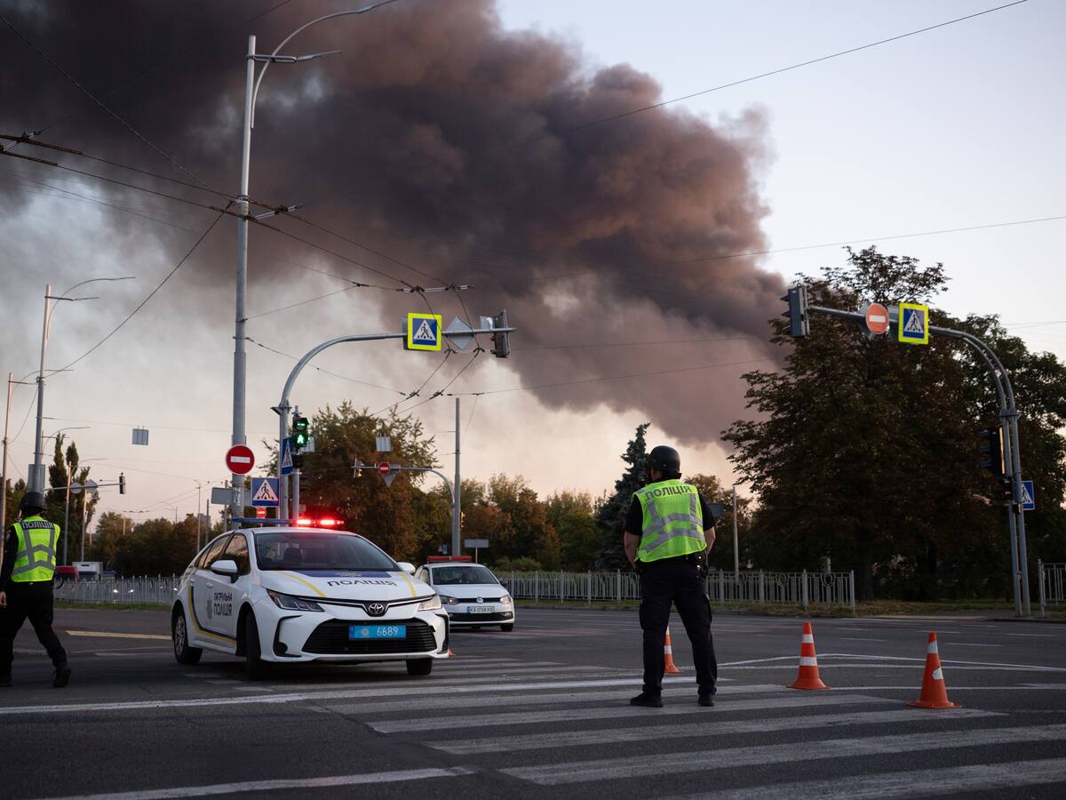 Rusia atacó a Ucrania con nuevo récord de drones y causó al menos dos muertos en Kiev