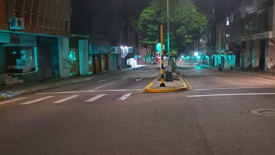 Toque de queda Santander . Foto: Suministrada.