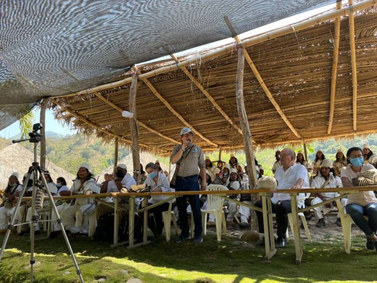 MinAgricultura estableció compromisos con la comunidad Arhuaca de la Sierra Nevada