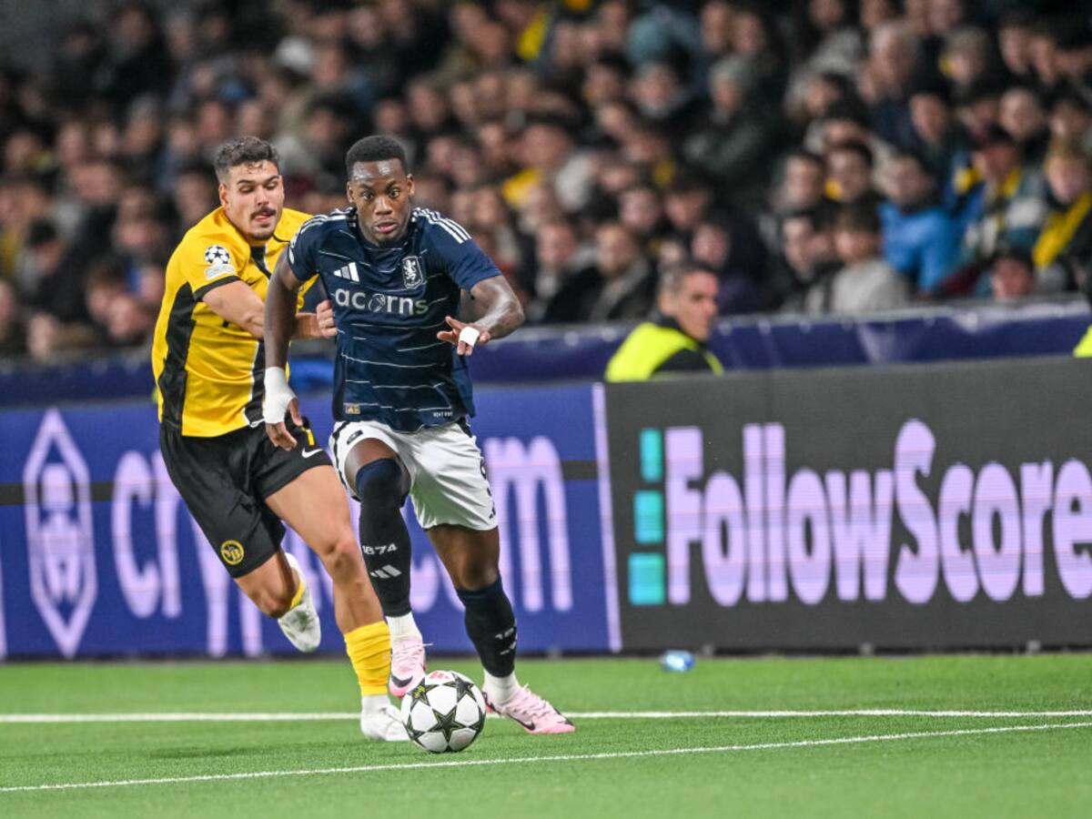 Aston Villa venció 3-0 a Young Boys en Champions: a Jhon Durán le anularon un gol