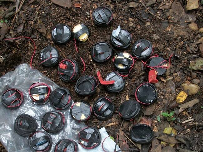 Minas antipersonal/ Imagen de referencia. Foto: Colprensa