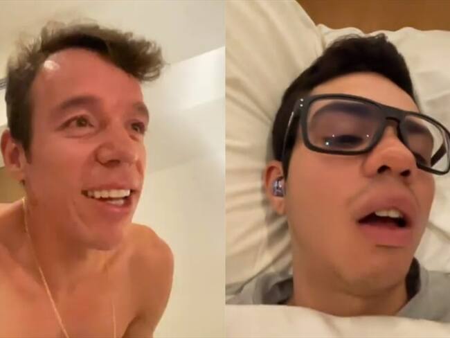 Ciclistas colombianos Rigoberto Urán y Sergio Higuita en la Villa Olímpica de Tokio. Foto: instagram: @rigobertouran